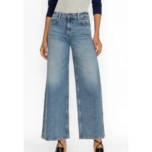 JOHNNY WAS SASSON Grey Wash Mademoiselle Wide Leg Denim Jeans Women's Size 31